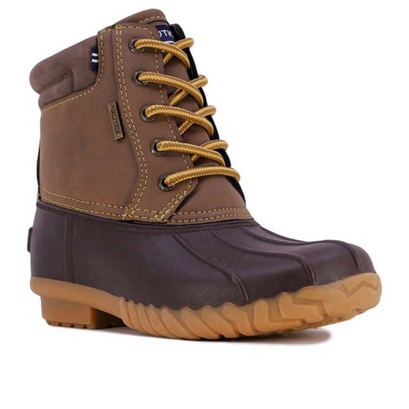 Brand new pair of boy Nautica duck boots - Picture 1 of 6